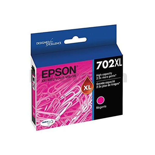 Epson 702Xl Magenta Ink Durabrite Wf 3720 Wf 3725 Carousel 1