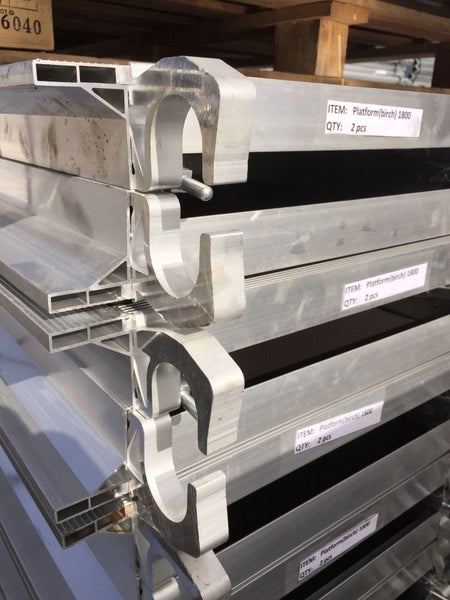 TNC Aluminium Mobile Scaffold 2.5m L x 1.35m W x Top Plank Height 3.4m - 15%OFF Carousel 1