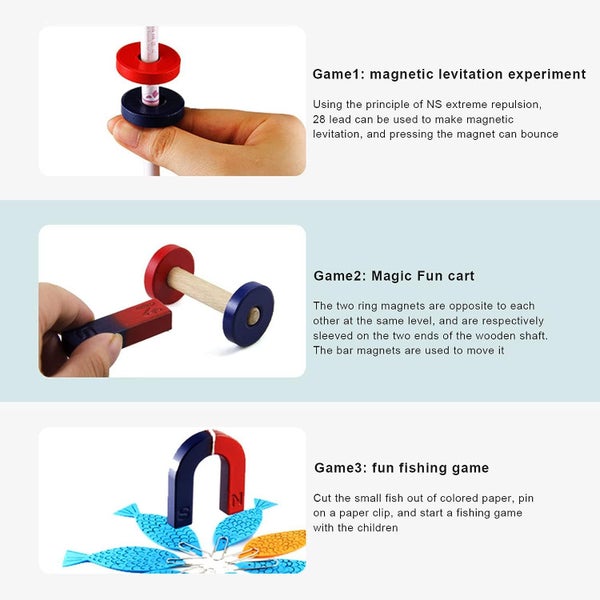 Kids magnets, STEM Toy Magnets Kit Carousel 2