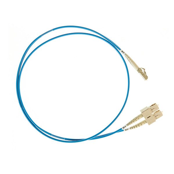 Lc Sc Om4 Multimode Fiber Optic Cable Blue Carousel 1