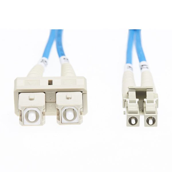 Lc Sc Om4 Multimode Fiber Optic Cable Blue Carousel 2