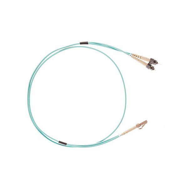 Lc To St Om4 Multimode Fibre Optic Cable Aqua Carousel 2
