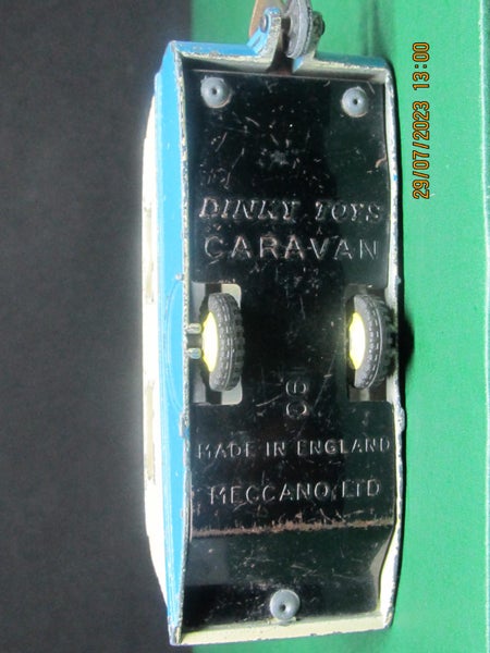190 Caravan, Blue/Cream, 1956-1962, Meccano, England. Carousel 11