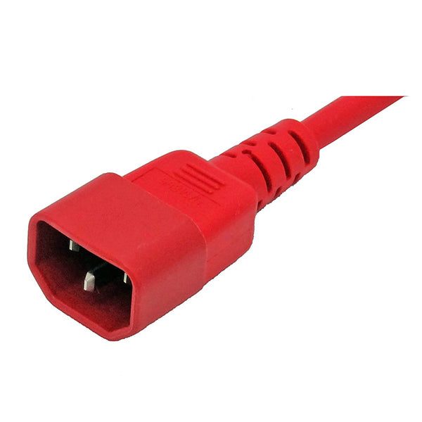 Iec C14 To C15 High Temperature Power Cable Red 2M Carousel 2