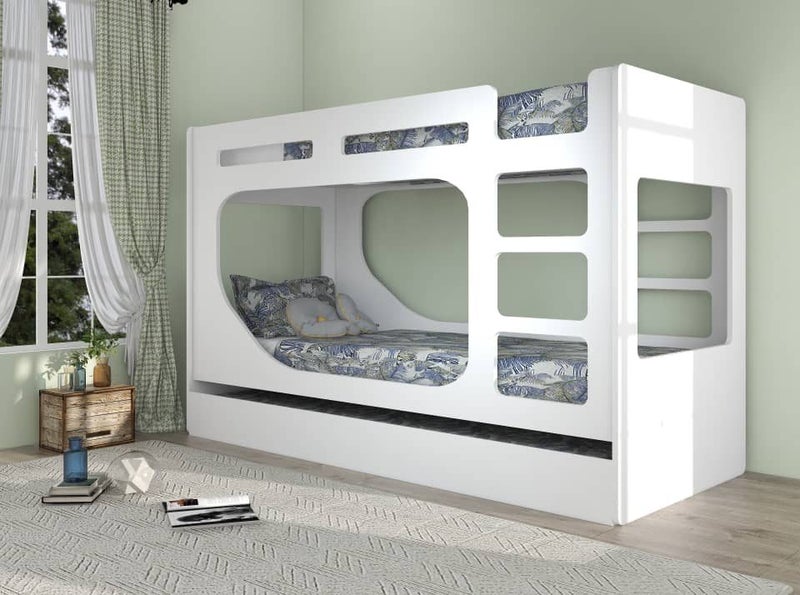 Malibu Single Bunk Beds Plus Single Trundle ***Sale Save $100*** Carousel 2