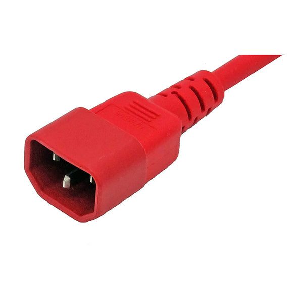 Iec C14 To C15 High Temperature Power Cable Red Carousel 1