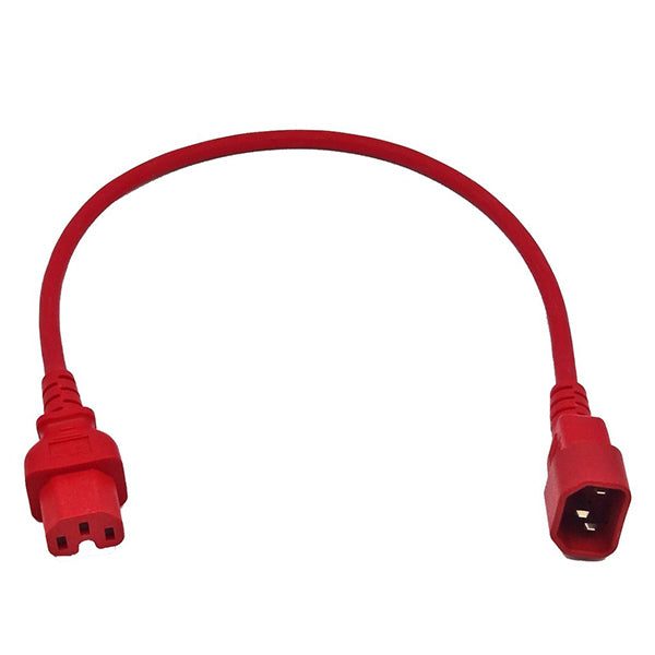 Iec C14 To C15 High Temperature Power Cable Red Carousel 3