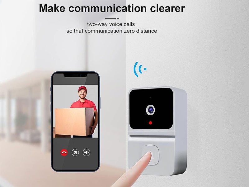 Wireless Doorbell Camera-White Carousel 2