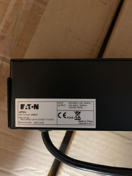 Eaton Rack PDU 10A, IN C14, Out : 12 x C13 Carousel 2