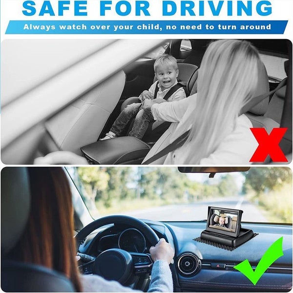 Car Baby Mirror Monitor Camera Carousel 6