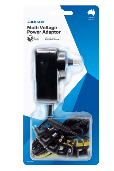 Jackson Multi Voltage Power Adaptor Black Carousel 2