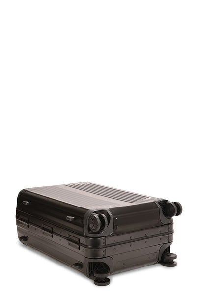 Samsonite Lite-Box ALU 69cm Hardside Checked Suitcase Black Carousel 9