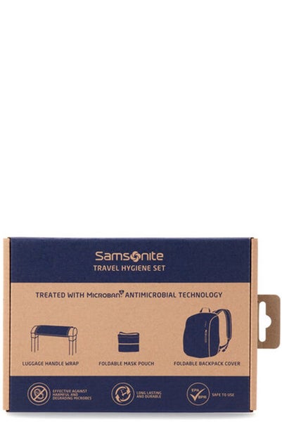 Samsonite Antimicrobial Travel Box Set Black Carousel 1