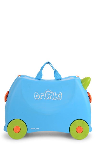 Trunki Terrance Kids Suitcase Blue Carousel 2