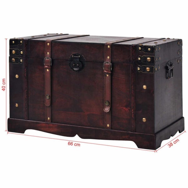 Vintage Treasure Chest Wood 66x38x40 Cm Xapain Carousel 2