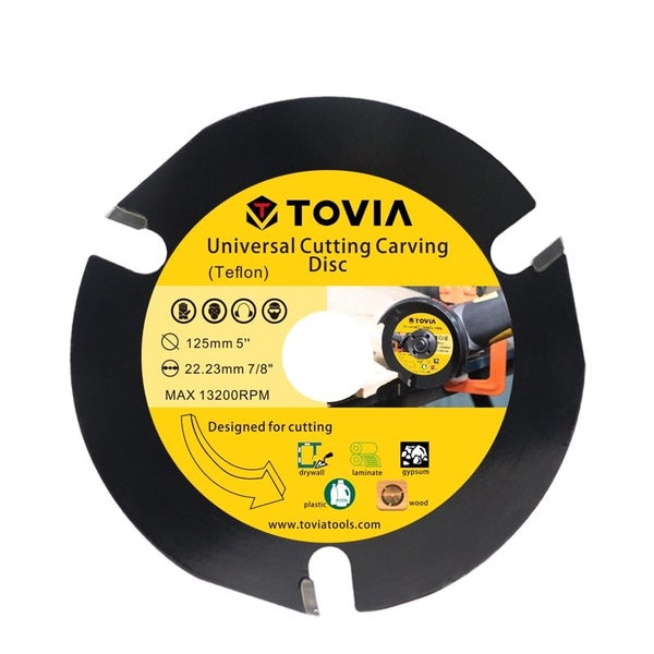 125mm Carbide Saw Blade 3 Teeth Circular Saw Blade for Wood Carving Carousel 1