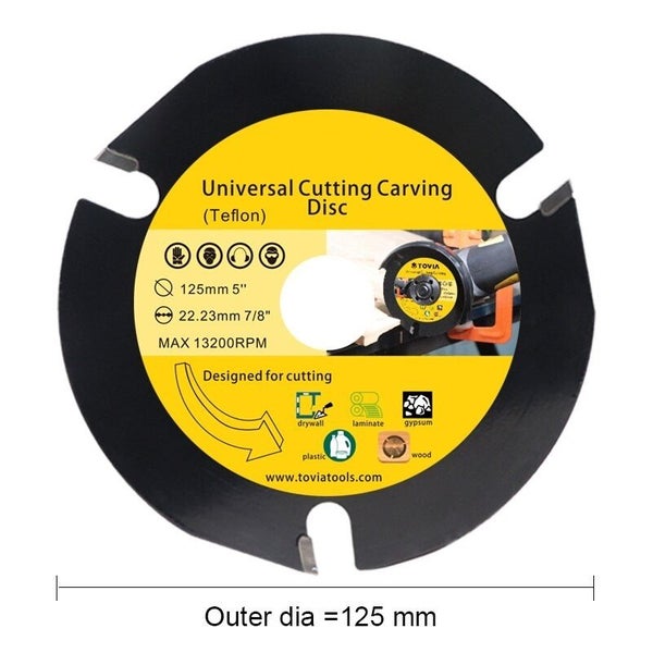 125mm Carbide Saw Blade 3 Teeth Circular Saw Blade for Wood Carving Carousel 2