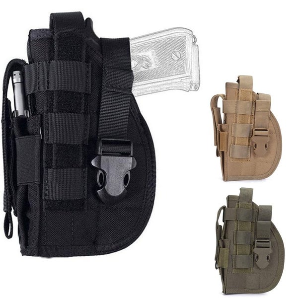 Universal Gun Holster Tactical Right Hand Molle Pistol Holster Carousel 2