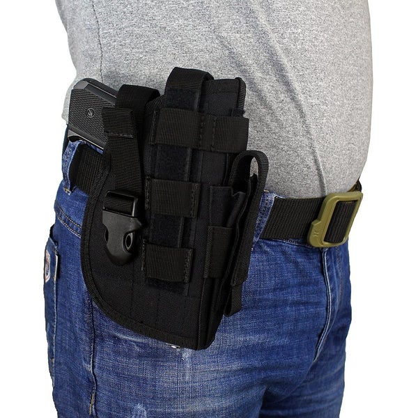 Universal Gun Holster Tactical Right Hand Molle Pistol Holster Carousel 7