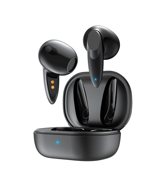 True Wireless Stereo Earbuds, HiFi Sound, Black. Carousel 9