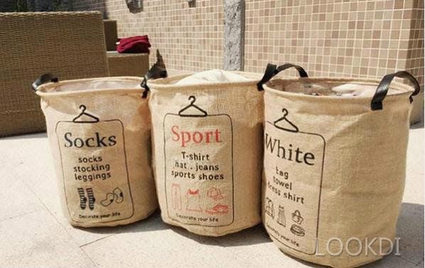 3*Canvas Storage Bucket Set (Large) Carousel 1