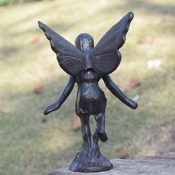 Cast Iron Angel Garden Sculpture Carousel 2