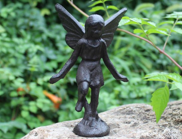 Cast Iron Angel Garden Sculpture Carousel 4
