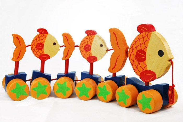 Quality Wooden Pull Along Fish Under Half Price Carousel 2