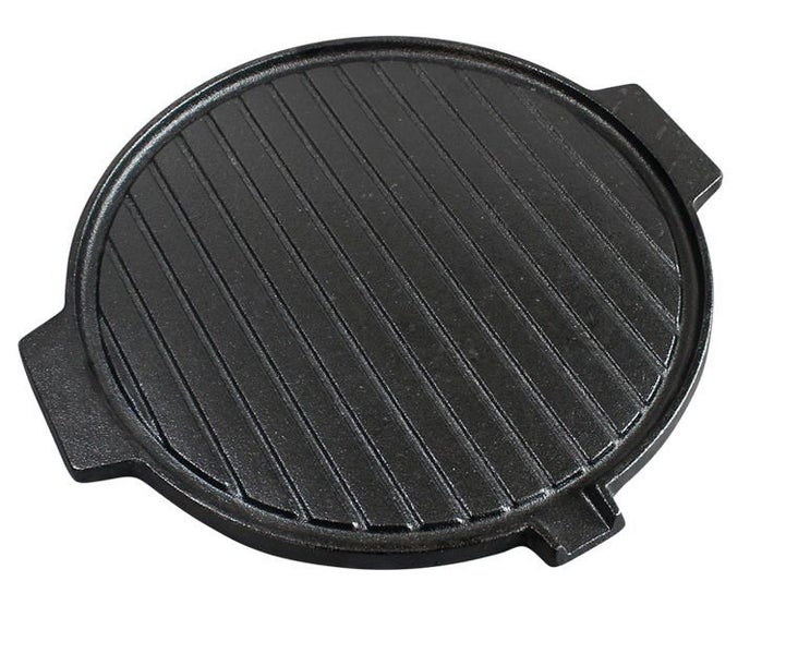 Cast Iron Round Korean Style BBQ Grill Griddle Plate (31.5cm) Carousel 1