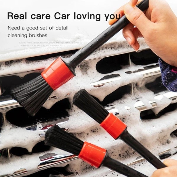 5pcs Car Wash Brush Soft Brush Detail Brush Automotive Interior Carousel 2