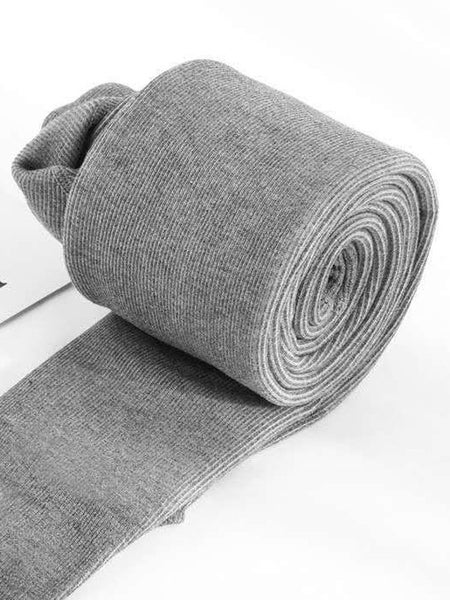 ATHVOTAR Fleece Thickened Feet Thermal Ribbed Leggings Warm Leggings Carousel 1