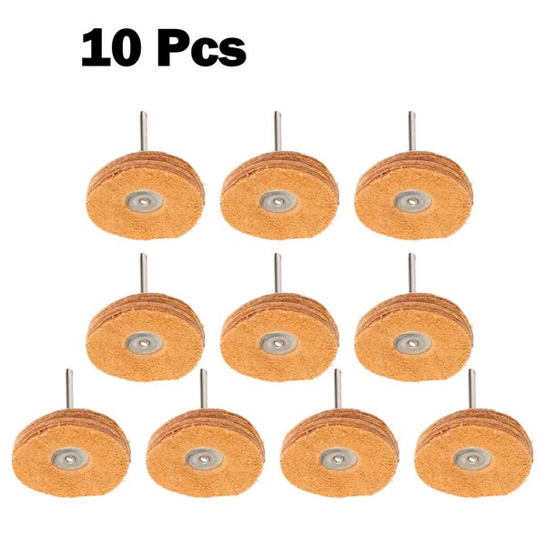 Leather Buffing Wheel Buffer Pad Brush Polishing Grinding Disc Rotary Carousel 1