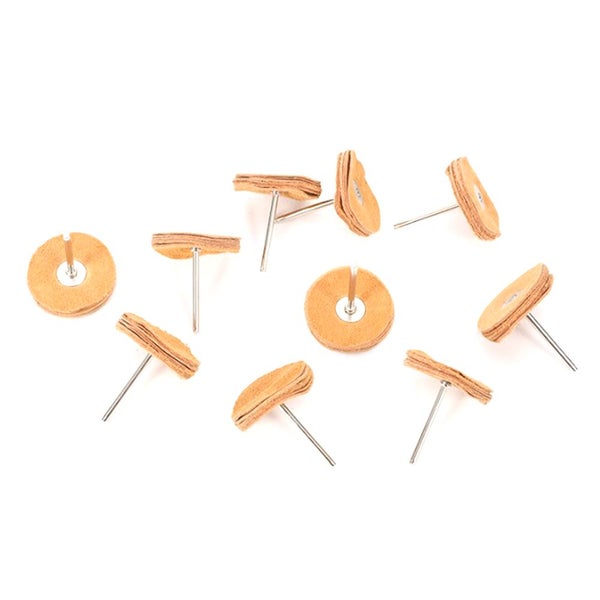 Leather Buffing Wheel Buffer Pad Brush Polishing Grinding Disc Rotary Carousel 2