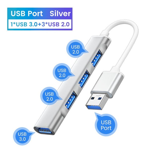 4 in 1 Type C Docking Station Hub USB3.0 Hub Universal Multi Splitter Carousel 1