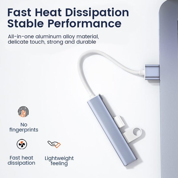 4 in 1 Type C Docking Station Hub USB3.0 Hub Universal Multi Splitter Carousel 7