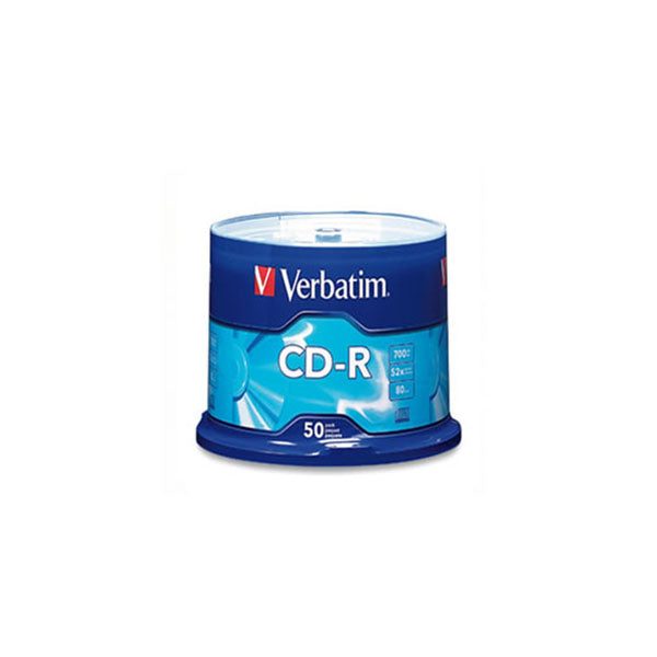 Verbatim 700Mb 52X Cdr Tube Of 50Pcs Carousel 1