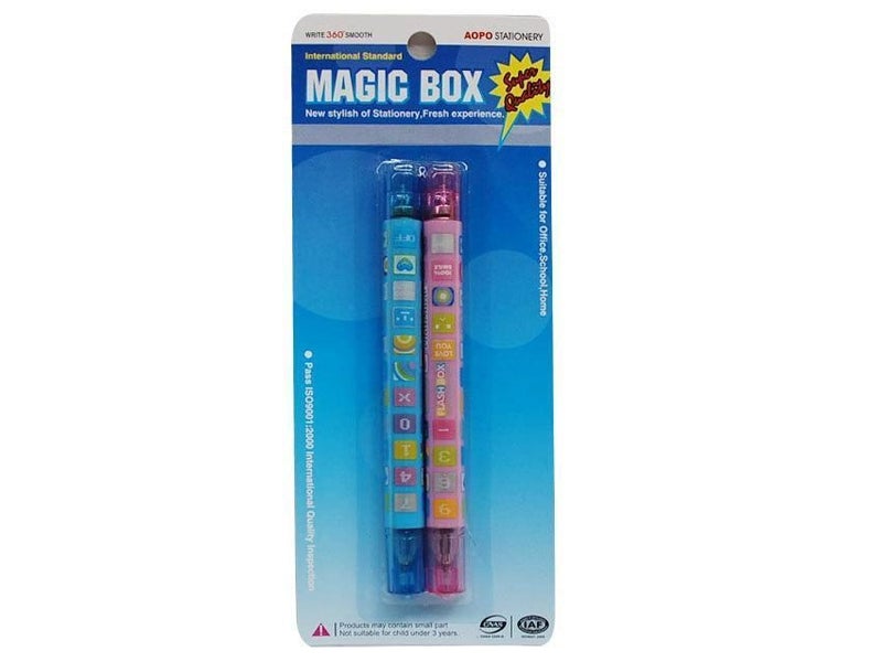 0.5mm Fine Tip Gel Ink Pen 2pk Carousel 1