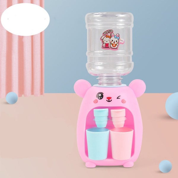 1Pcs Pink Kitchen Simulation Toy Children Kid Role Play Mini Double Carousel 1