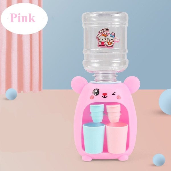1Pcs Pink Kitchen Simulation Toy Children Kid Role Play Mini Double Carousel 2