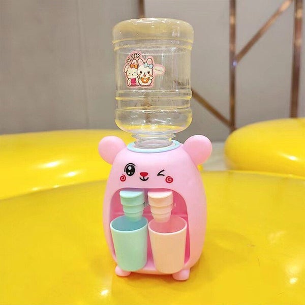 1Pcs Pink Kitchen Simulation Toy Children Kid Role Play Mini Double Carousel 7