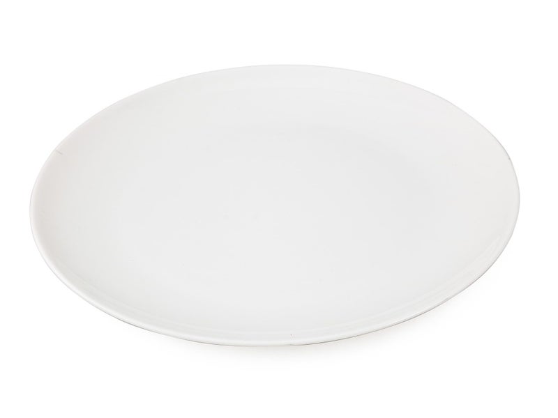 White Melamine Serving Platter 400mm Diameter Carousel 1