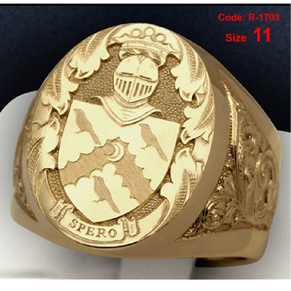 Men's Ring Gold US Military Bird Ring Jewellery *Local STOCK NOW* Carousel 1