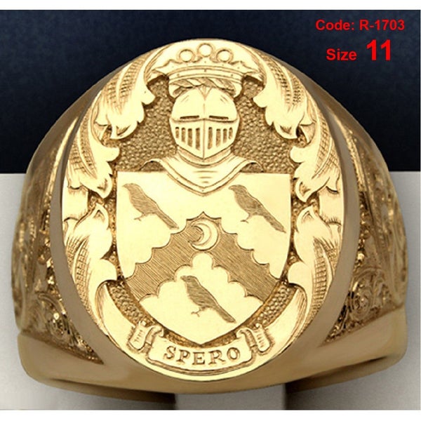 Men's Ring Gold US Military Bird Ring Jewellery *Local STOCK NOW* Carousel 2