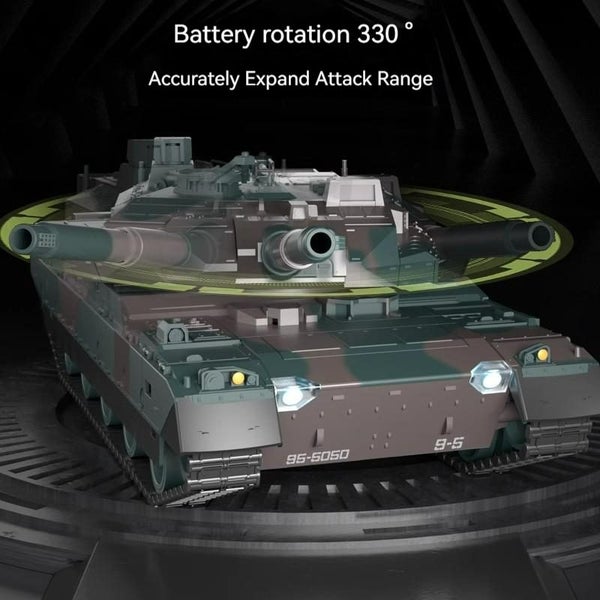 Tank, RC Tank, Remote Control Tank.12 CH, Desert yellow. Carousel 2
