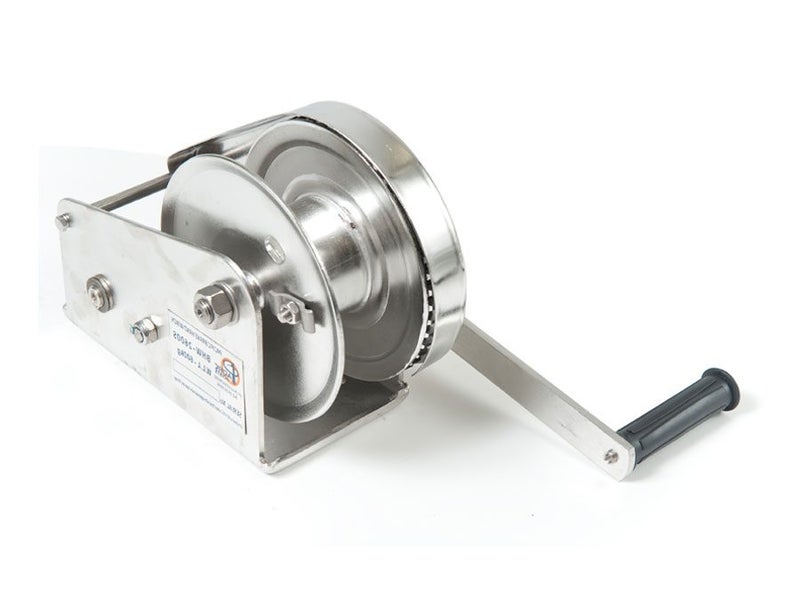 Pacific Braked Hand Winch 270Kg BHW123 Stainless Steel Carousel 1