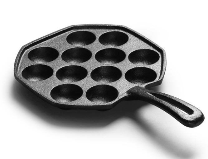 Cast Iron Takoyaki Maker 12 balls Octopus Meat Ball Mold Maker Carousel 1