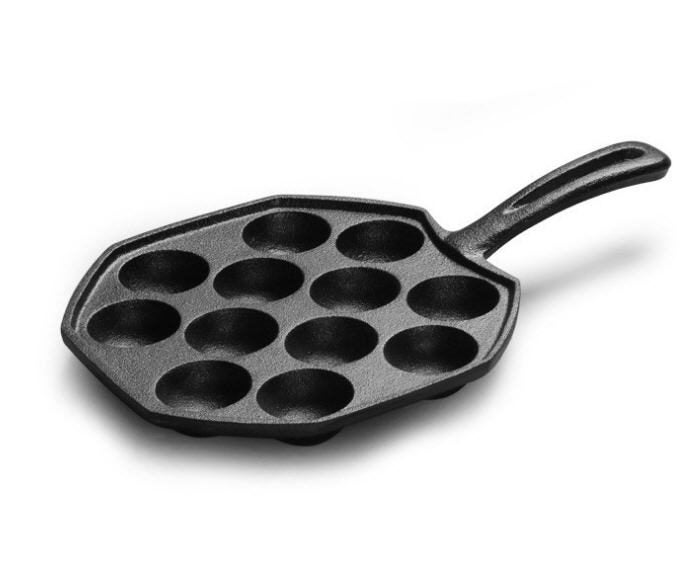 Cast Iron Takoyaki Maker 12 balls Octopus Meat Ball Mold Maker Carousel 2