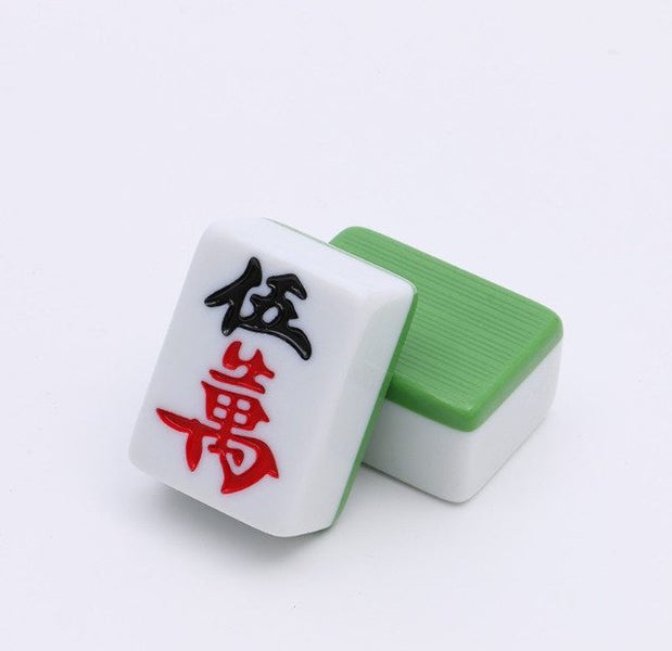 36mm Size Mahjong Set + 4 Blank Tiles in Soft Travel Bag62959510833153113