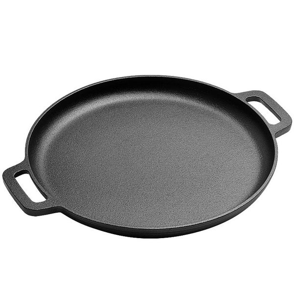 33cm Cast Iron Pizza Pan Round Skillet Carousel 1