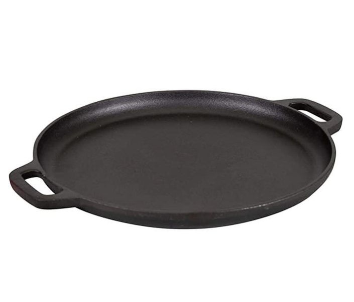 33cm Cast Iron Pizza Pan Round Skillet Carousel 2